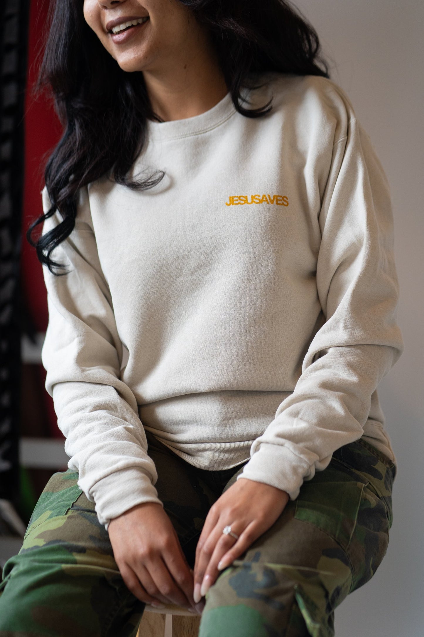 Jesus Saves Crewneck